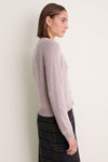 Wheat Cashmere Knot Button Phoebe Cardigan