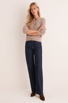 Wheat Cashmere Knot Button Phoebe Cardigan