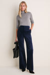 Graphite Cashmere Silk Tinley Turtleneck