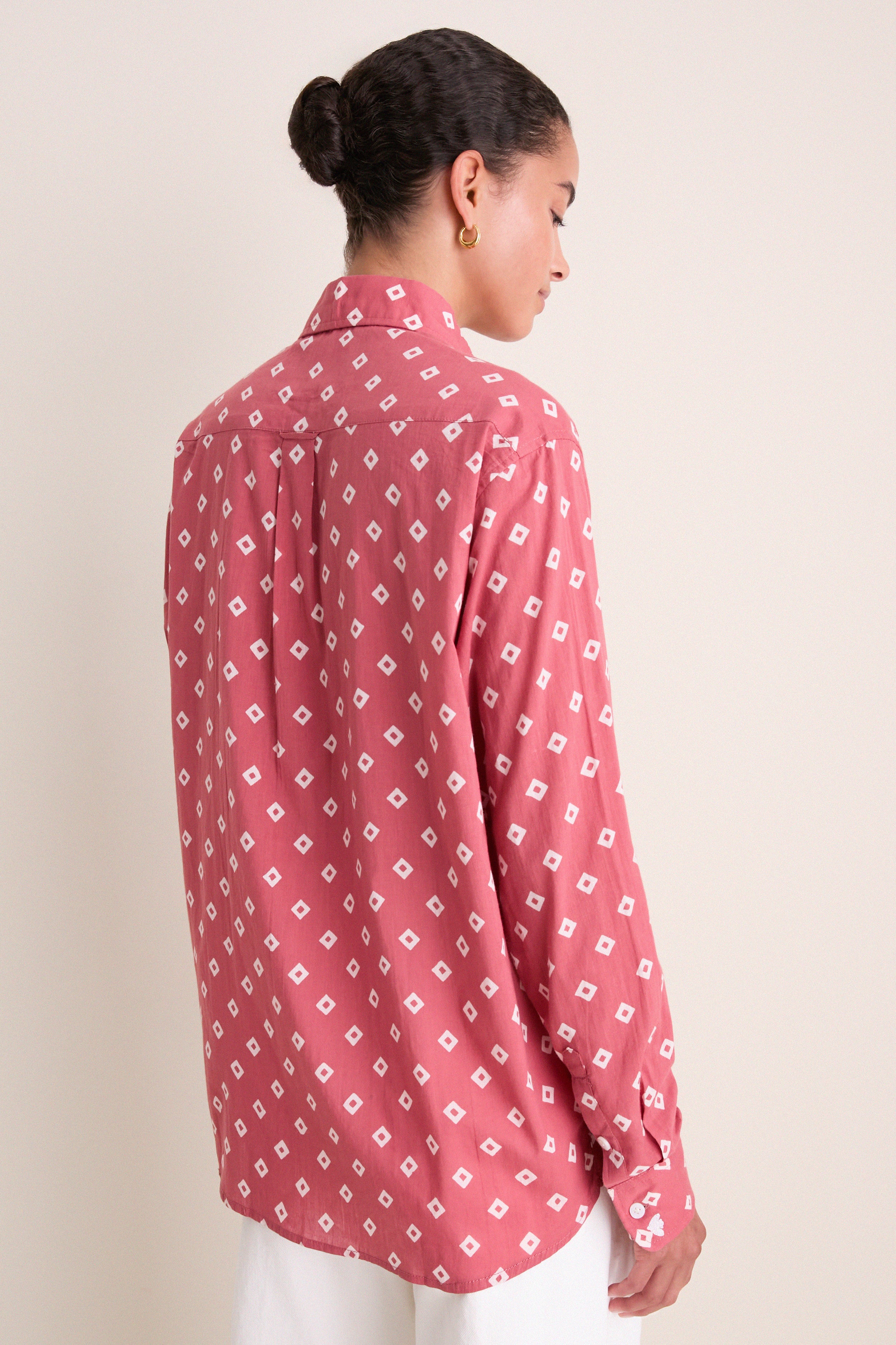 Antique Rouge Diamonds Organic Ryan Shirt