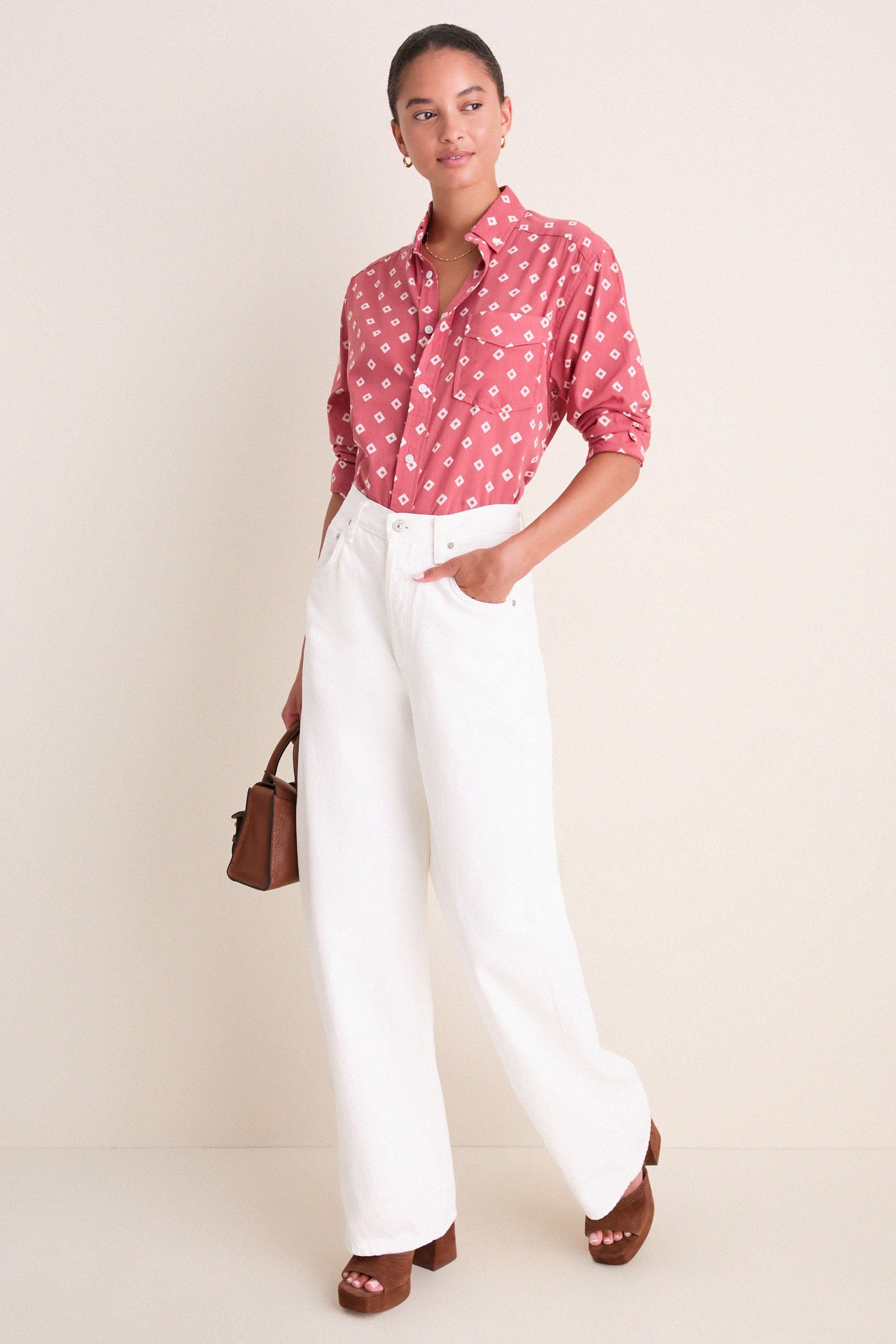 Antique Rouge Diamonds Organic Ryan Shirt