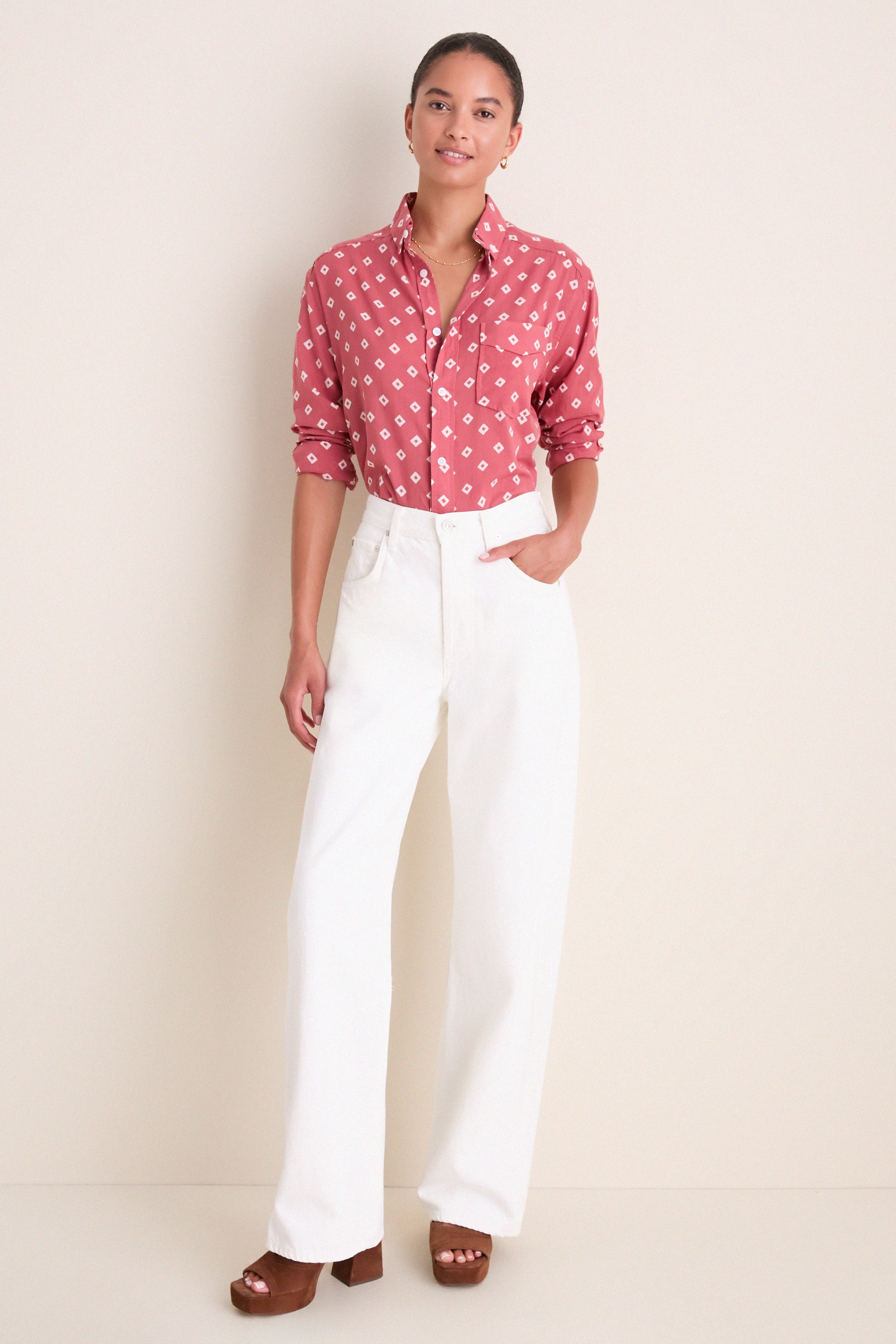 Antique Rouge Diamonds Organic Ryan Shirt
