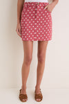 Antique Rouge Diamonds Organic Studio Pocket Skirt