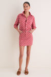 Antique Rouge Diamonds Organic Studio Pocket Skirt