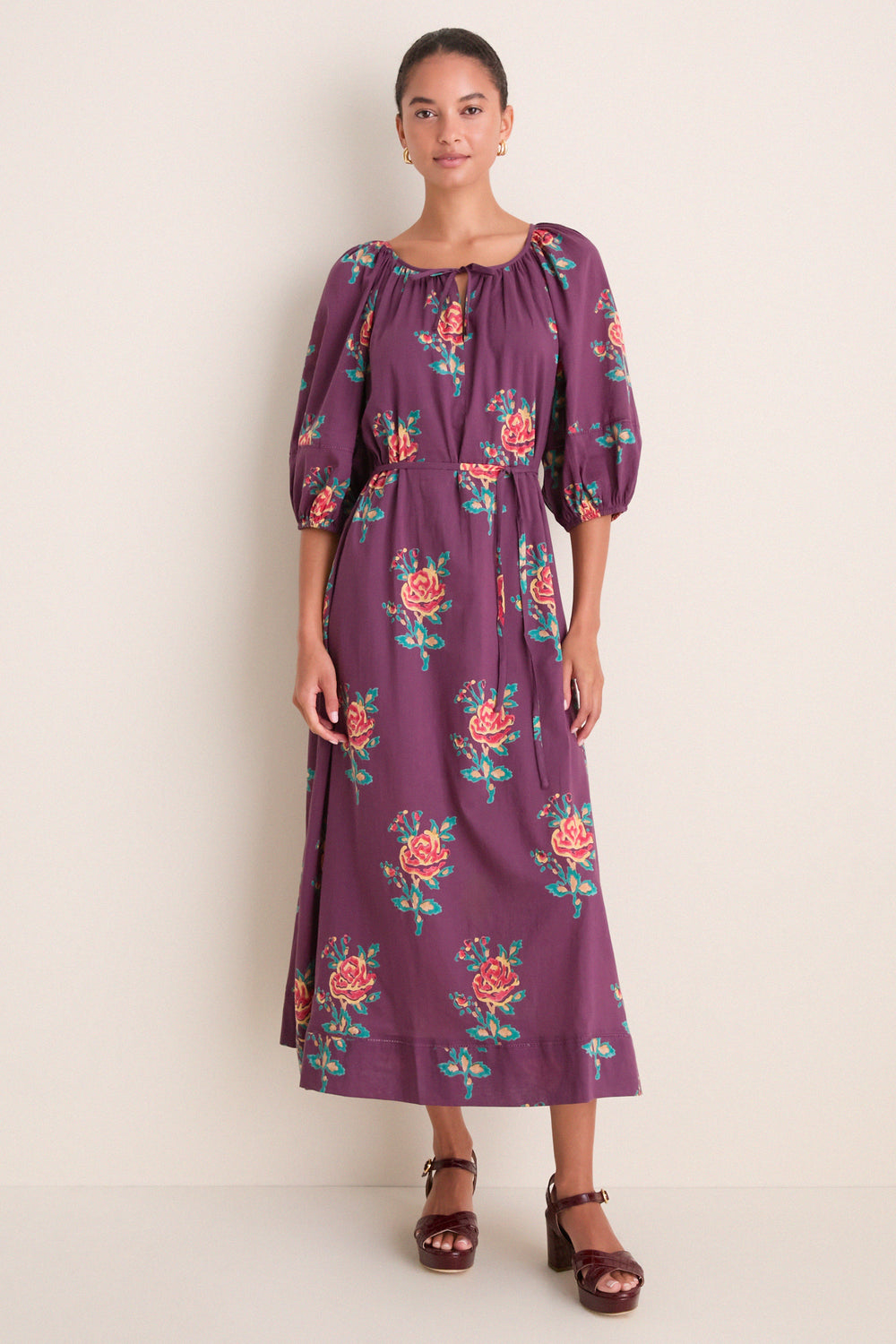 Twilight Bloom Organic Bethany Dress