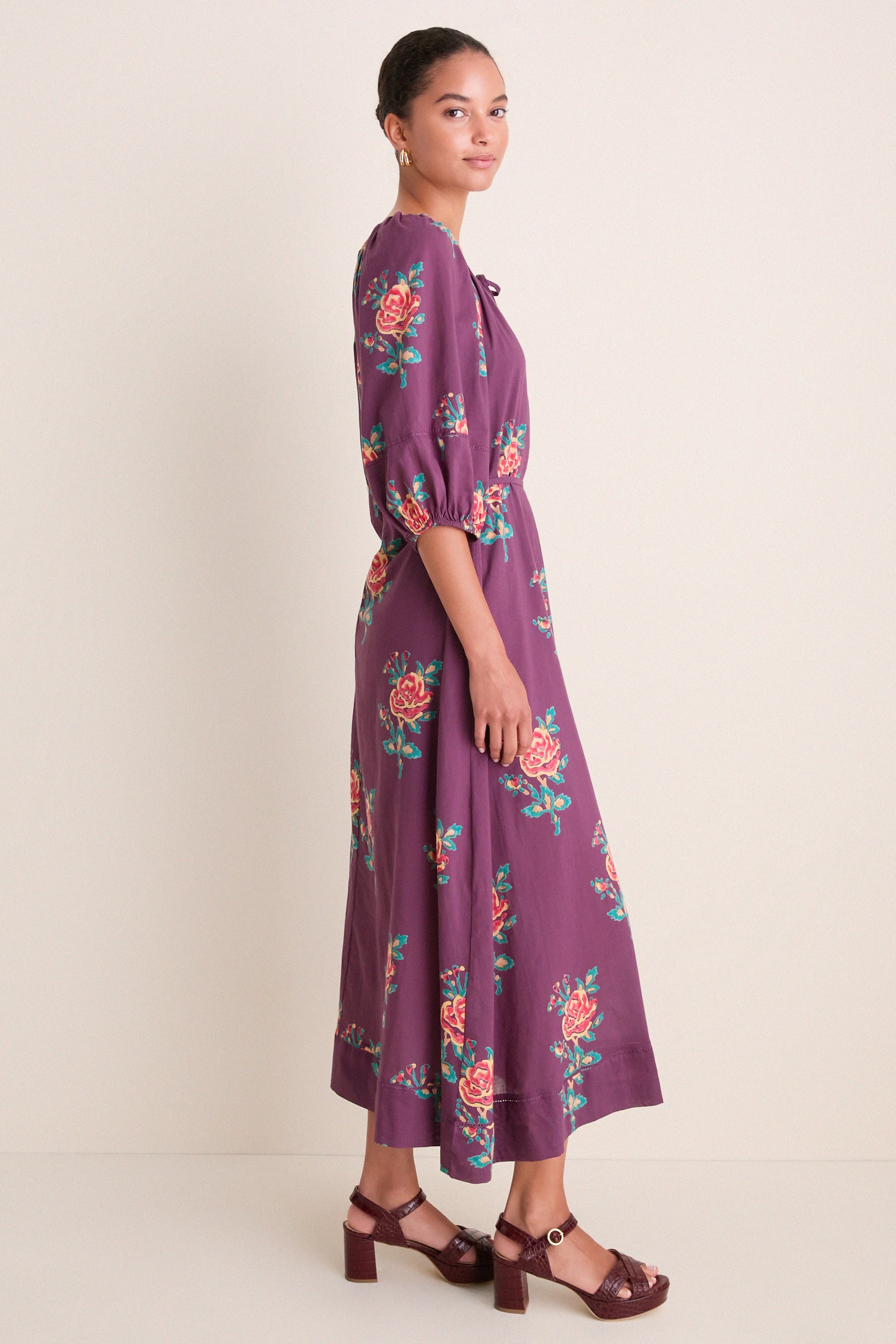Twilight Bloom Organic Bethany Dress