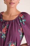 Twilight Bloom Organic Bethany Dress