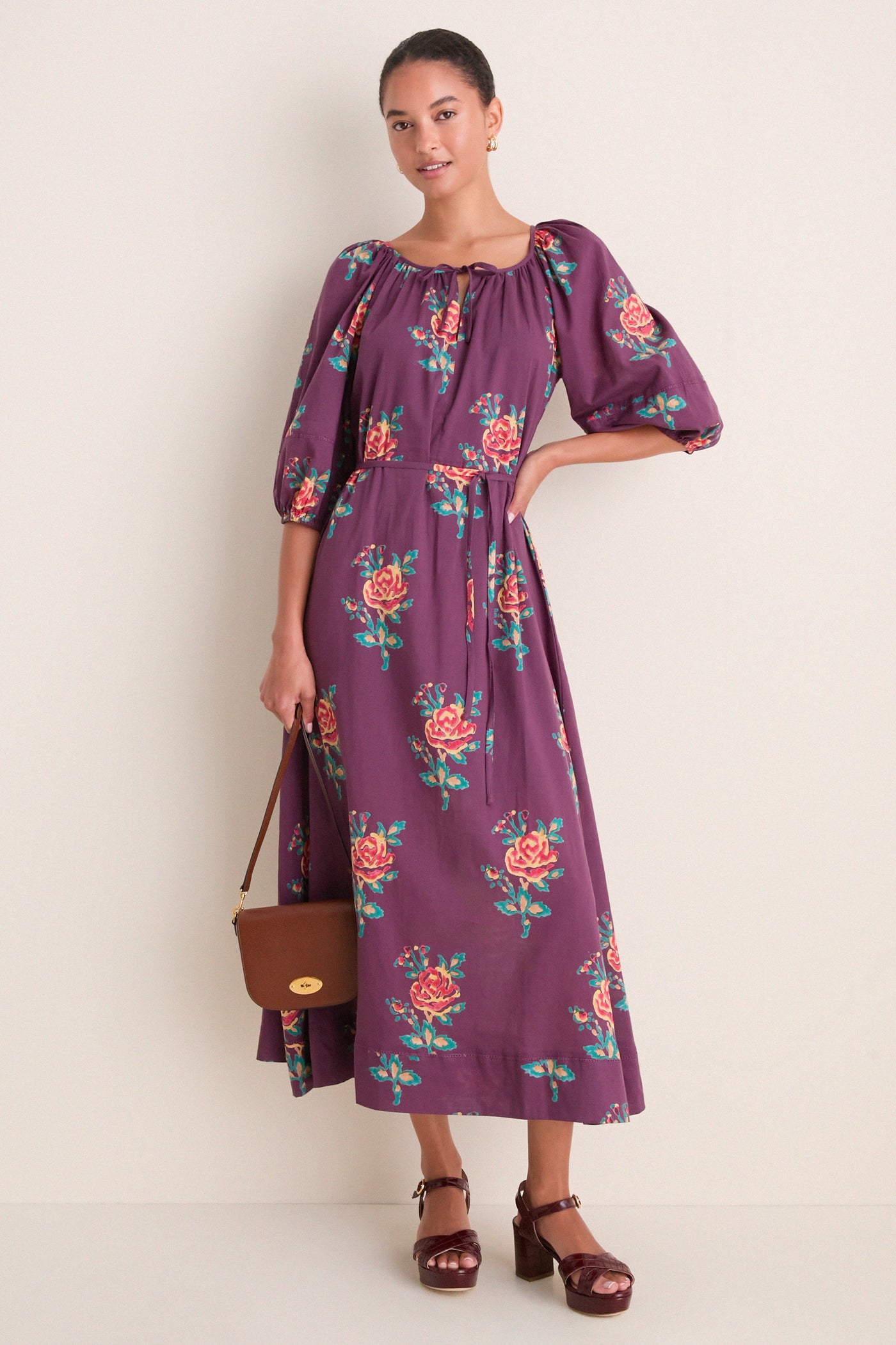 Twilight Bloom Organic Bethany Dress