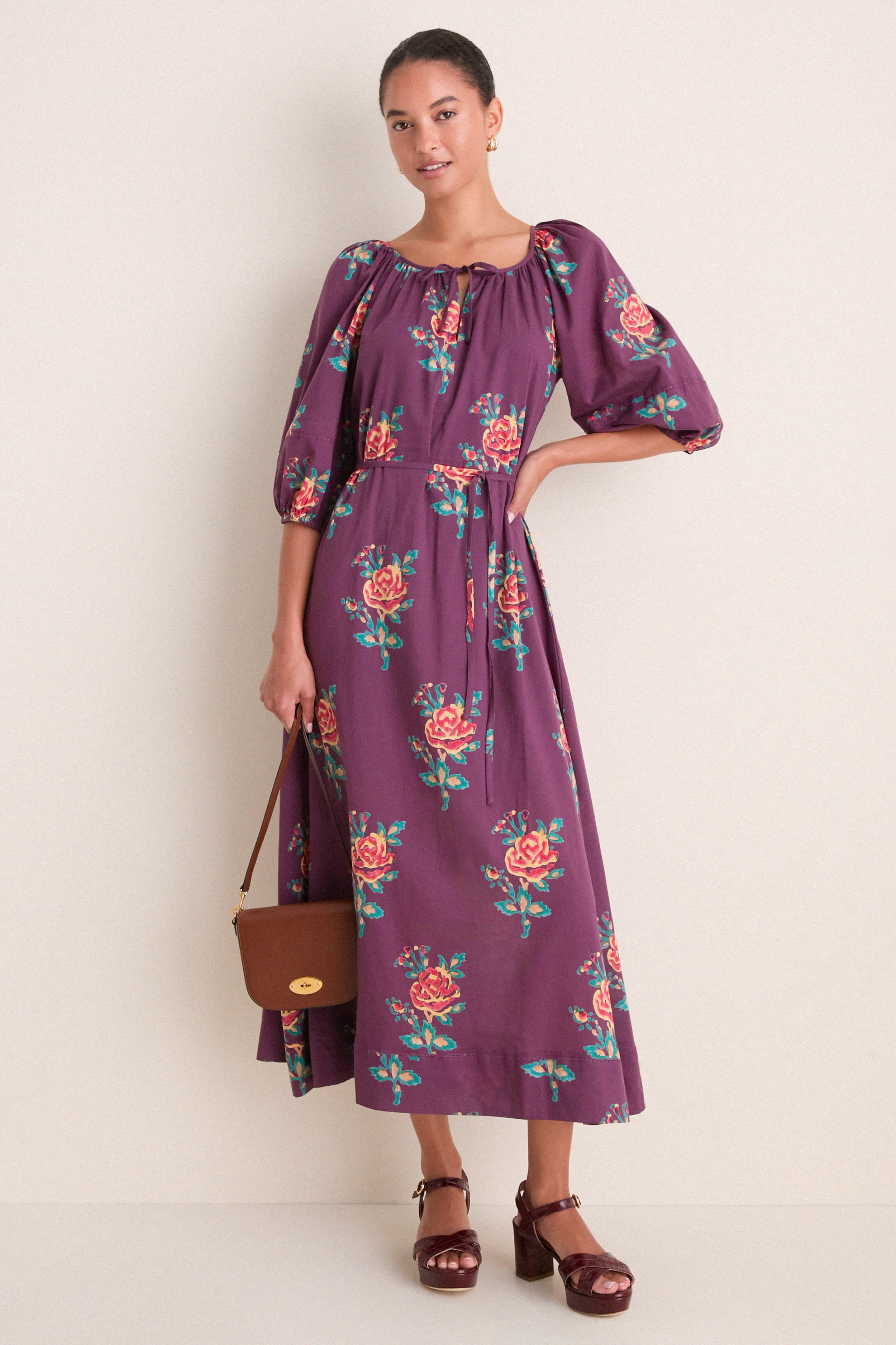 Twilight Bloom Organic Bethany Dress
