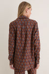 Library Flowers Cocoa Organic Ryan Shirt