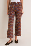 Library Flowers Cocoa Everyday Pant