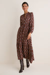 Library Flowers Cocoa Frances 3 Dress