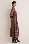 Library Flowers Cocoa Frances 3 Dress