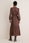 Library Flowers Cocoa Frances 3 Dress