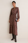 Library Flowers Cocoa Frances 3 Dress