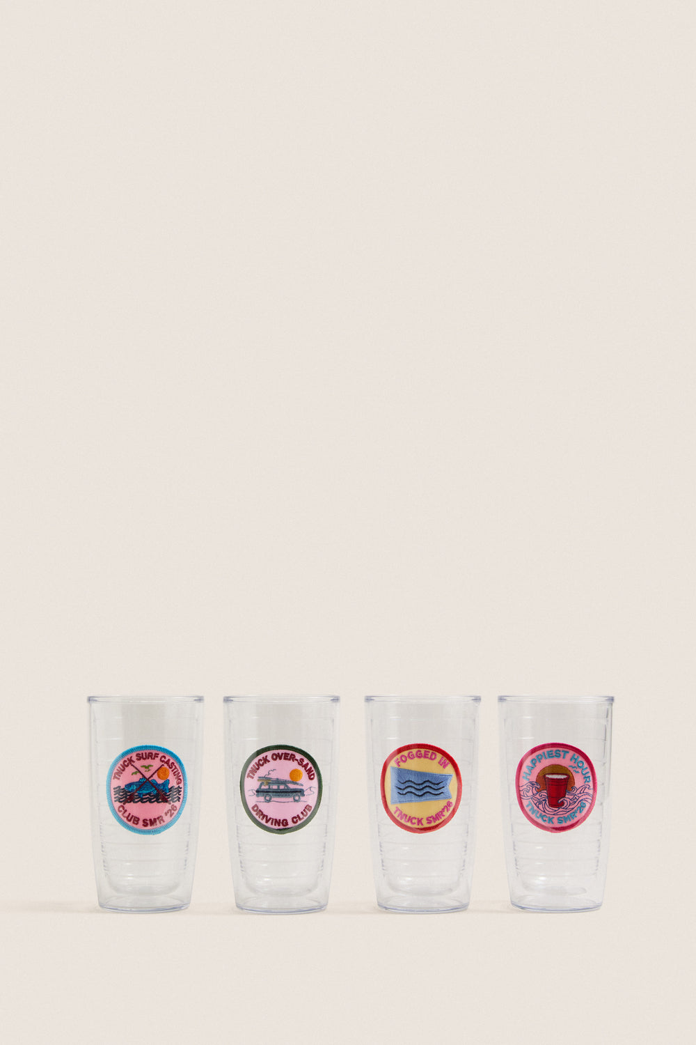 Nantucket Summer Tumblers (Set of 4)