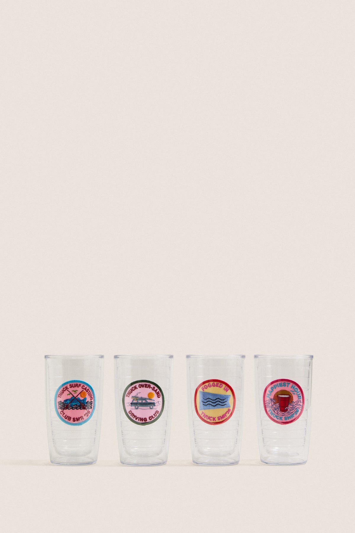 Nantucket Summer Tumblers (Set of 4)