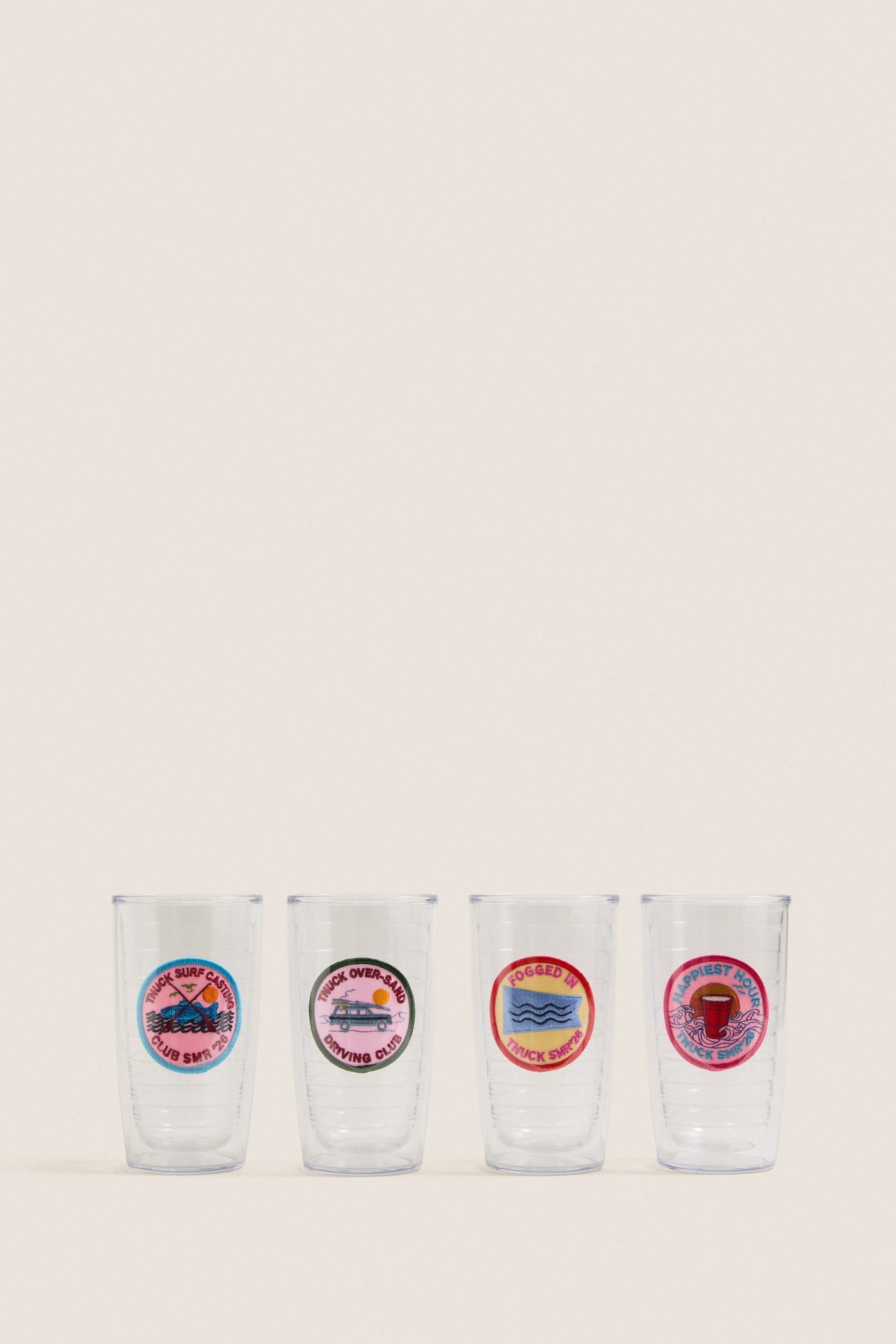 Nantucket Summer Tumblers (Set of 4)