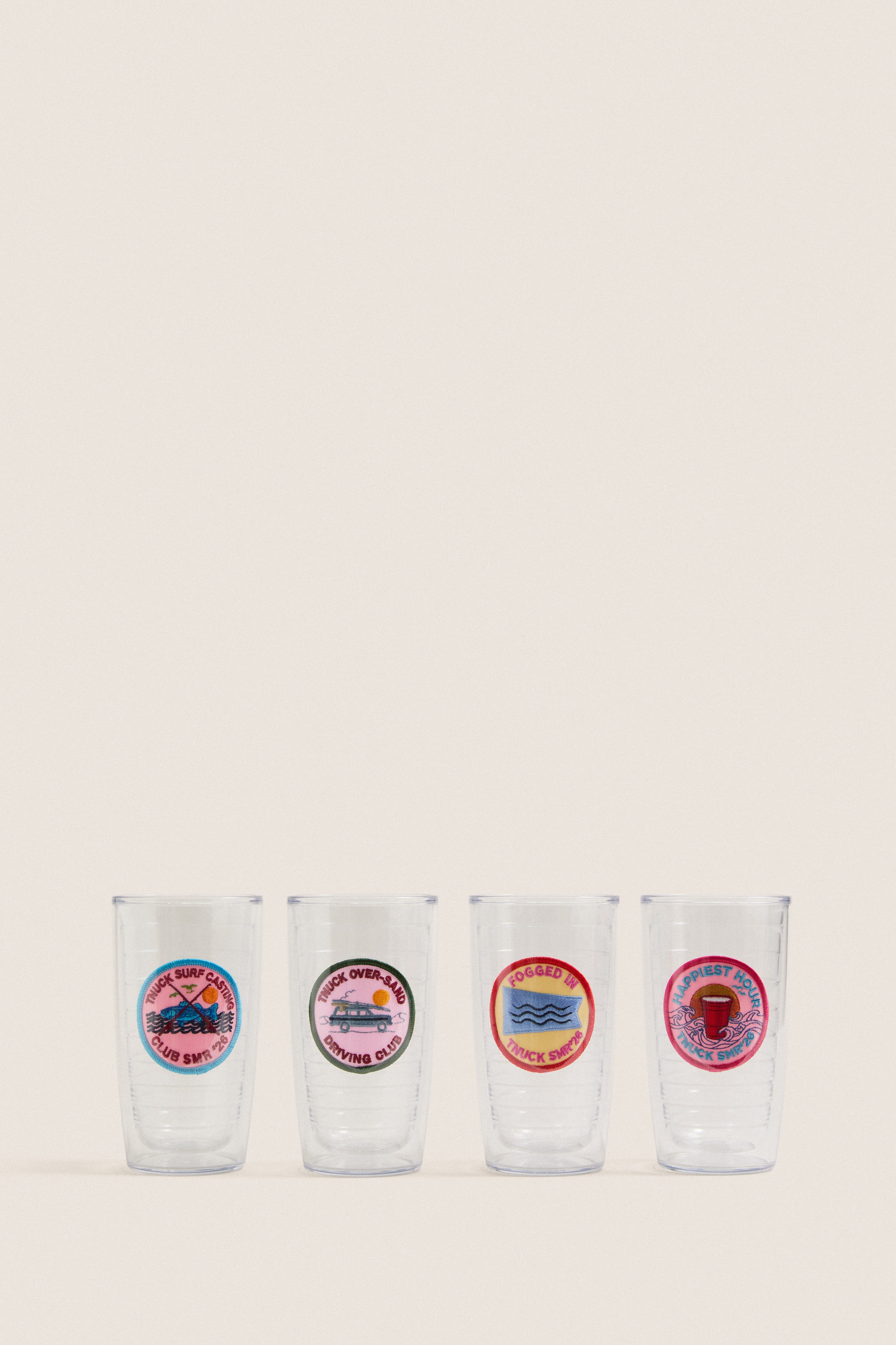 Nantucket Summer Tumblers (Set of 4)