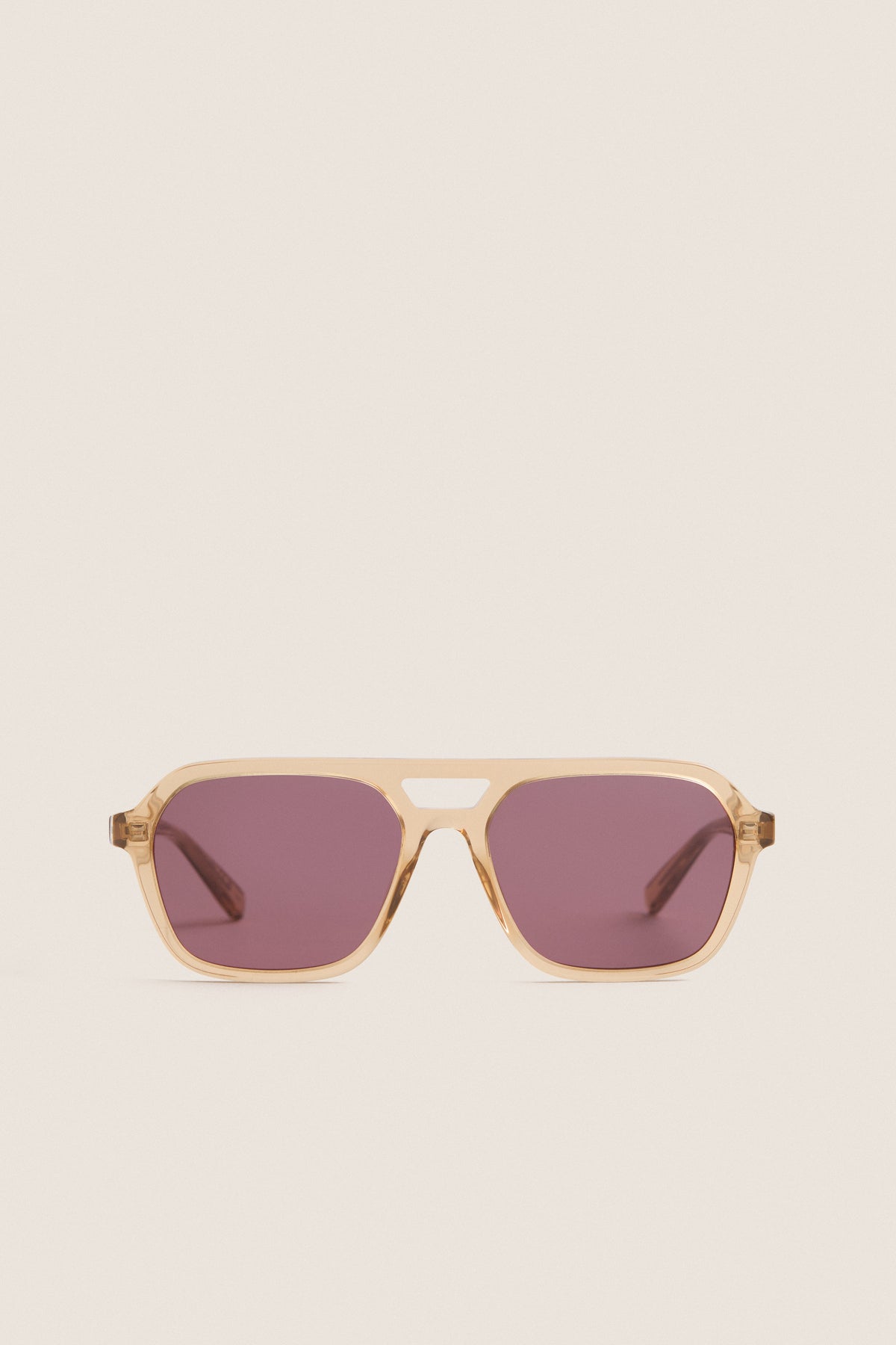 Shiny Transparent Yellow SL 905 Sunglasses