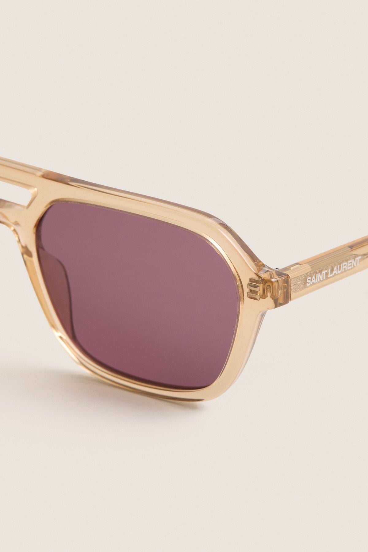 Shiny Transparent Yellow SL 905 Sunglasses