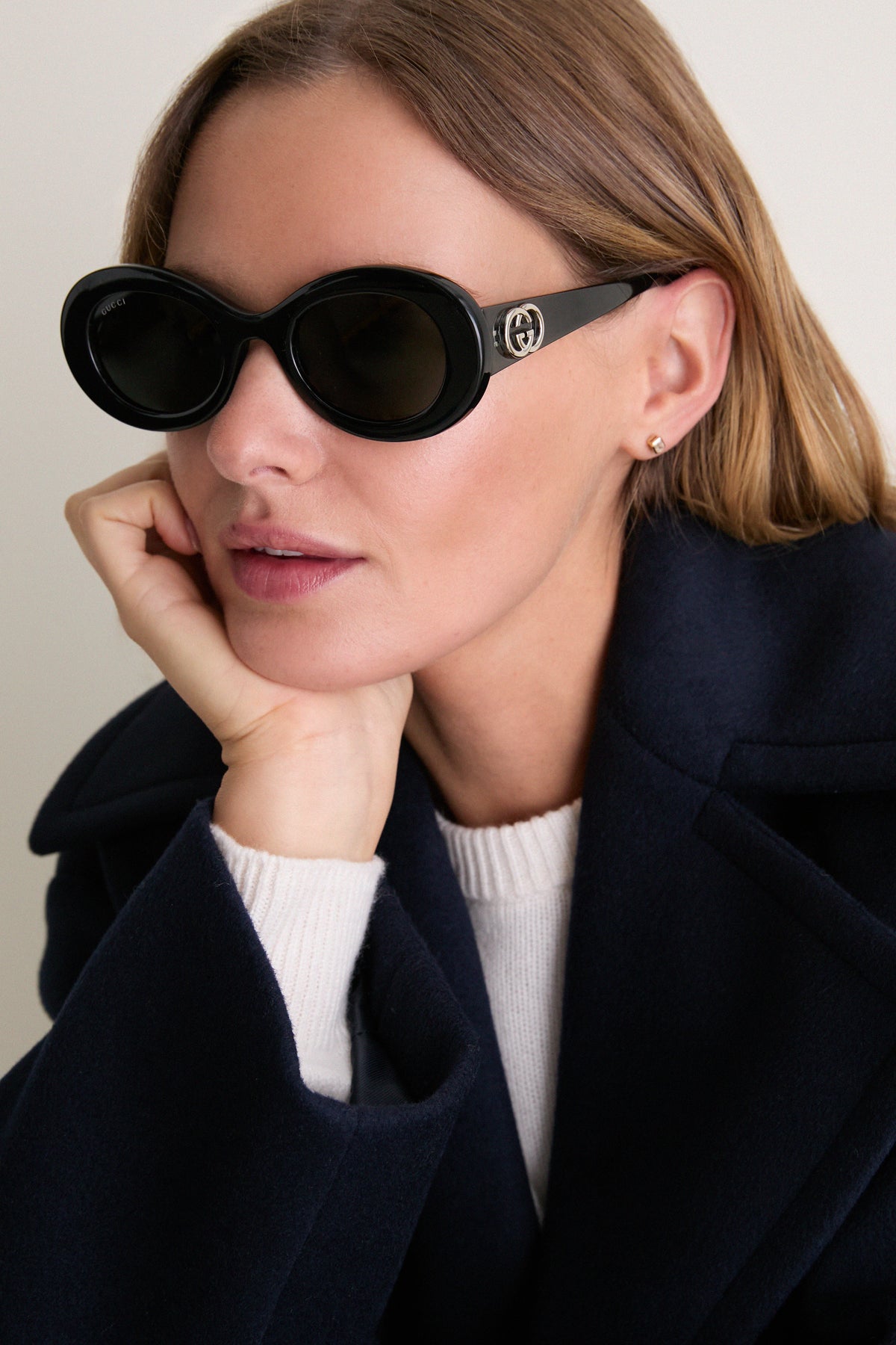 Shiny Black Montecarlo Sunglasses