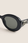 Shiny Black Montecarlo Sunglasses