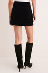 Midnight Navy Velvet Grace Skort