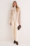 Cream Foxy Fur Kaia Jacket