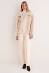 Cream Foxy Fur Kaia Jacket