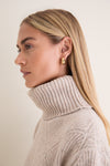 Taupe & Cream Demi Sweater Dress