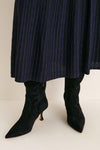 Midnight Knit Maude Polo Dress