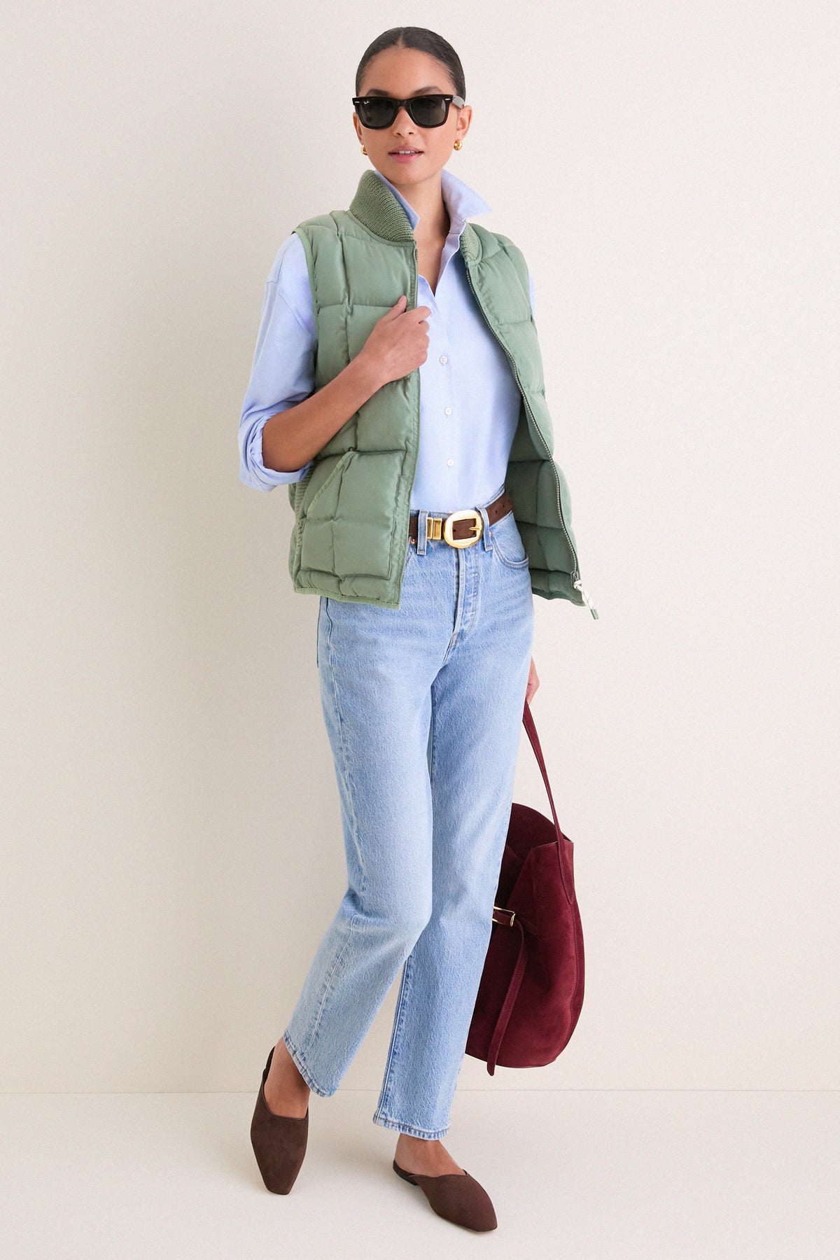 Sage Spence Puffer Vest