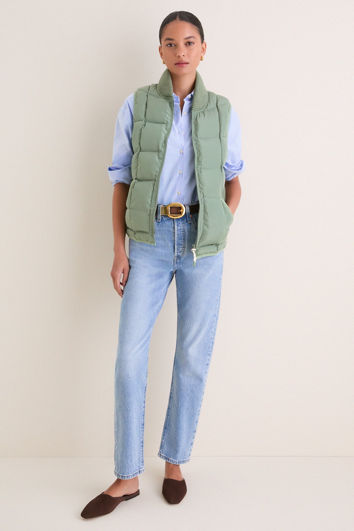 Sage Spence Puffer Vest