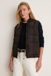 Coffee Spence Puffer Vest