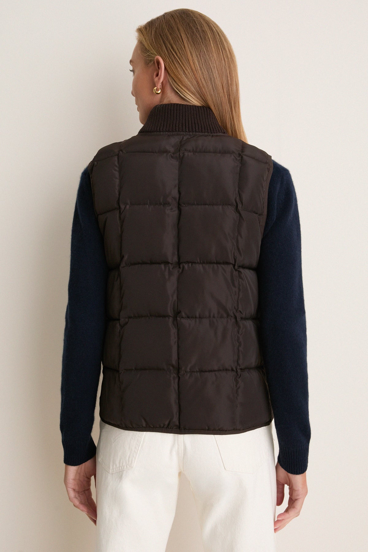 Coffee Spence Puffer Vest