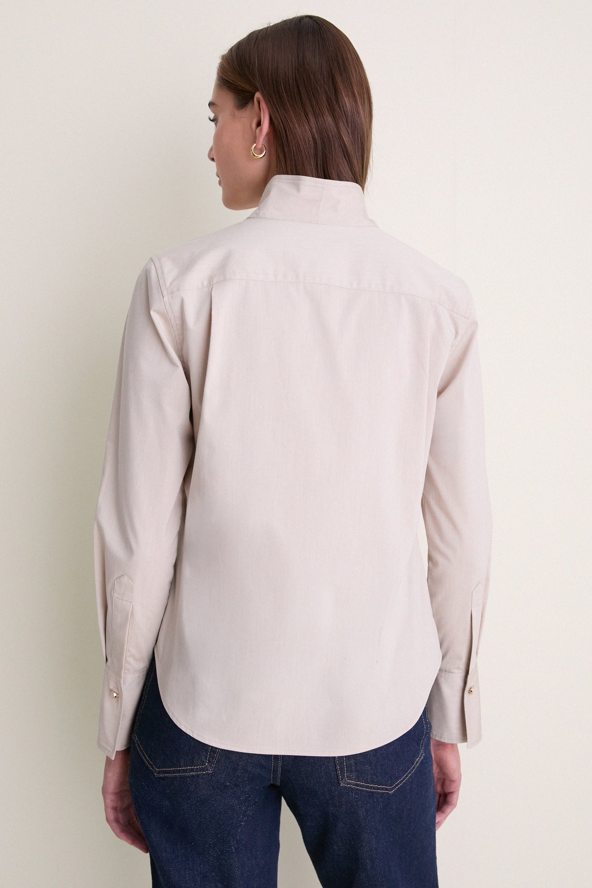 Taupe Bessette Button Down