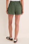 Forest Stripe Pique Wyatt Shorts