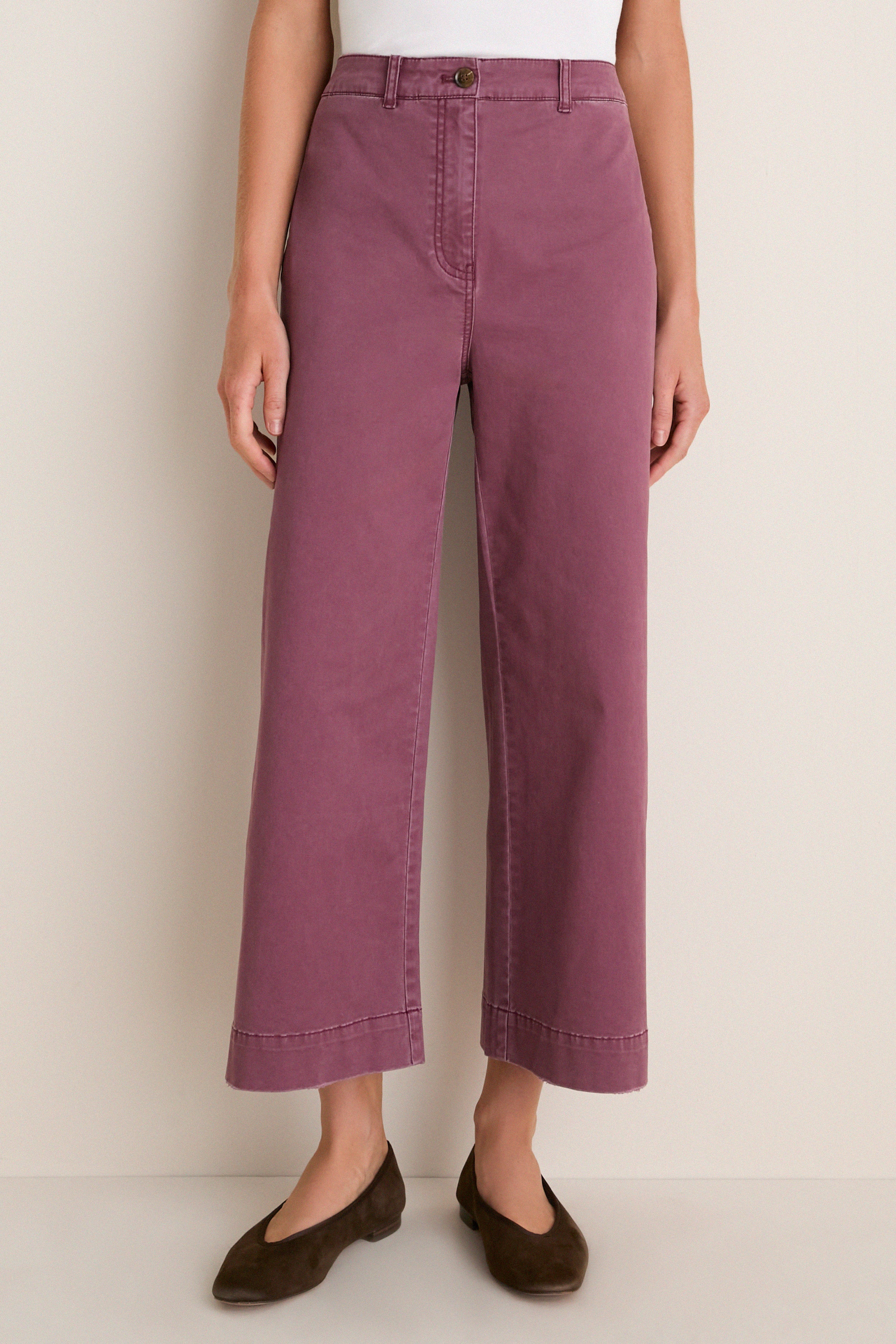 Purple Mauve Chino Florence Pants