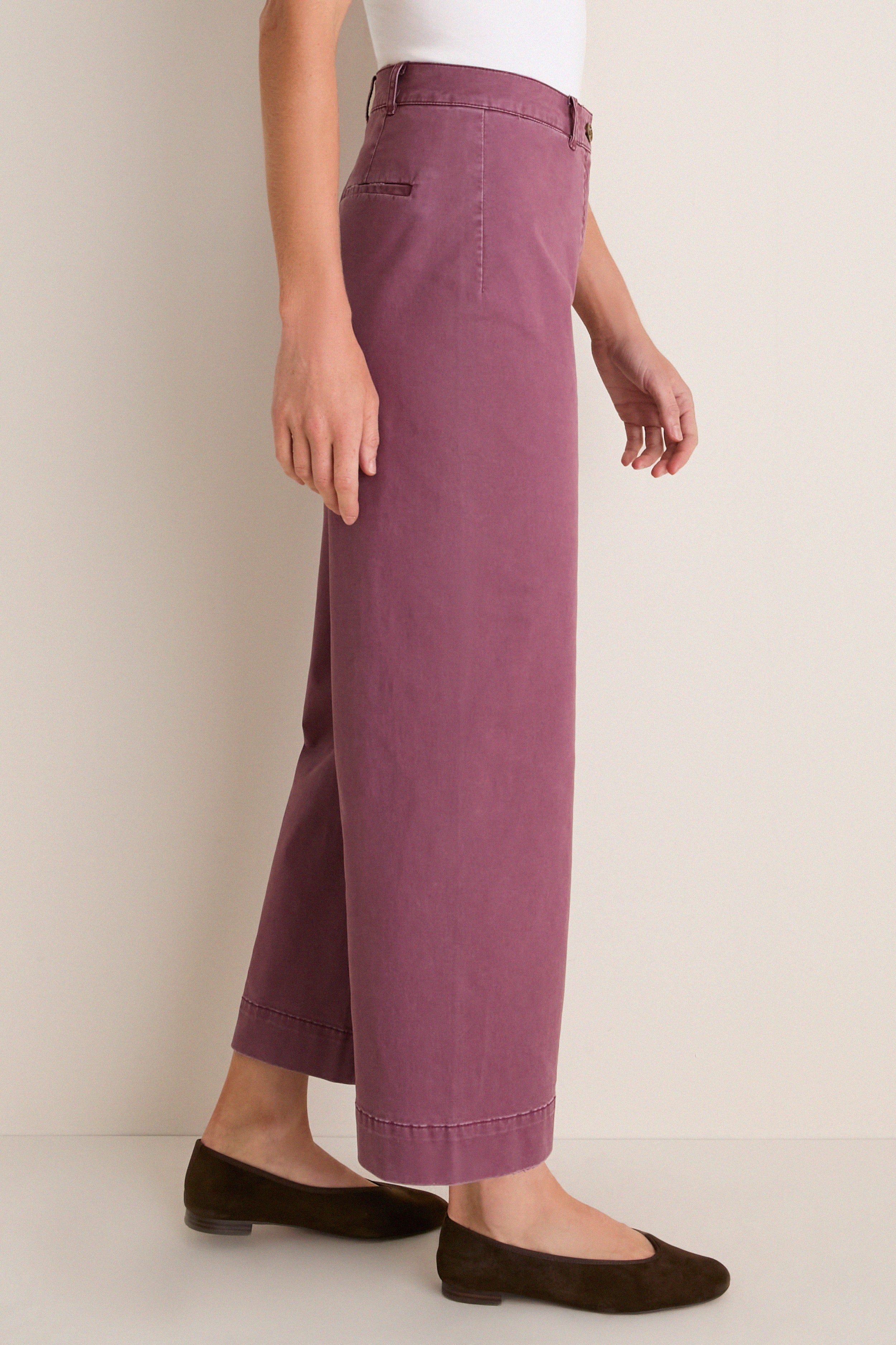 Purple Mauve Chino Florence Pants