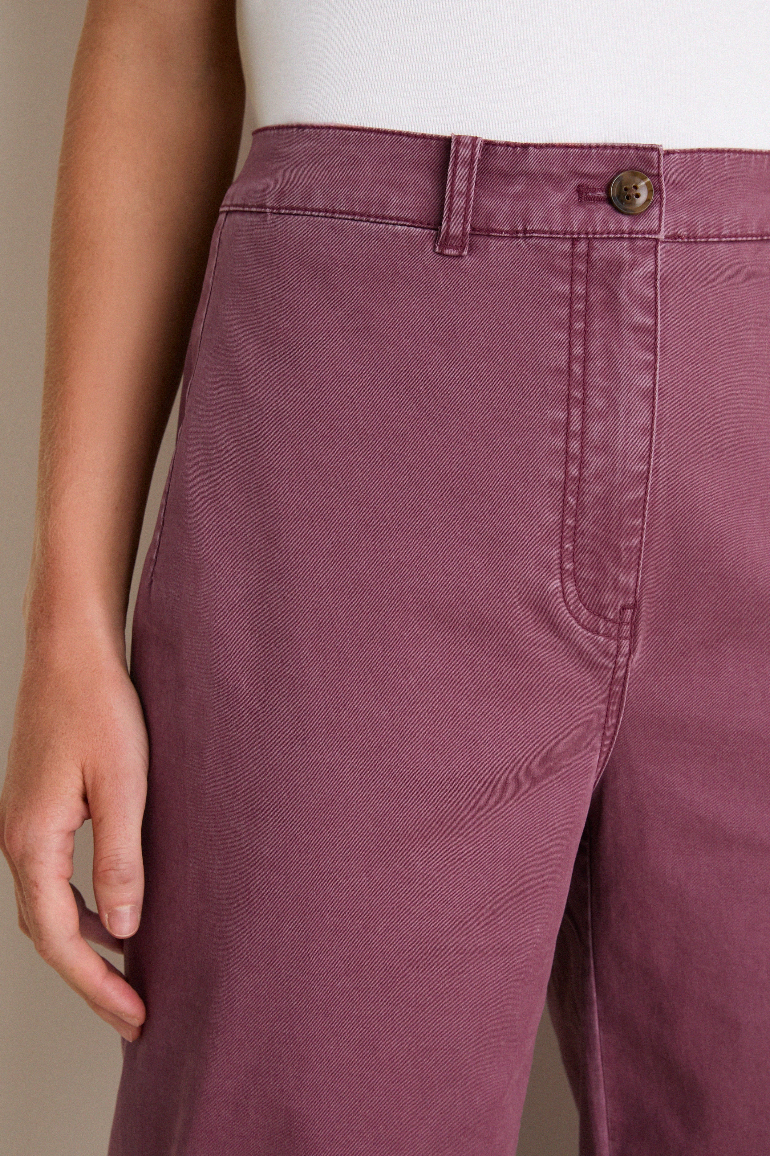 Purple Mauve Chino Florence Pants