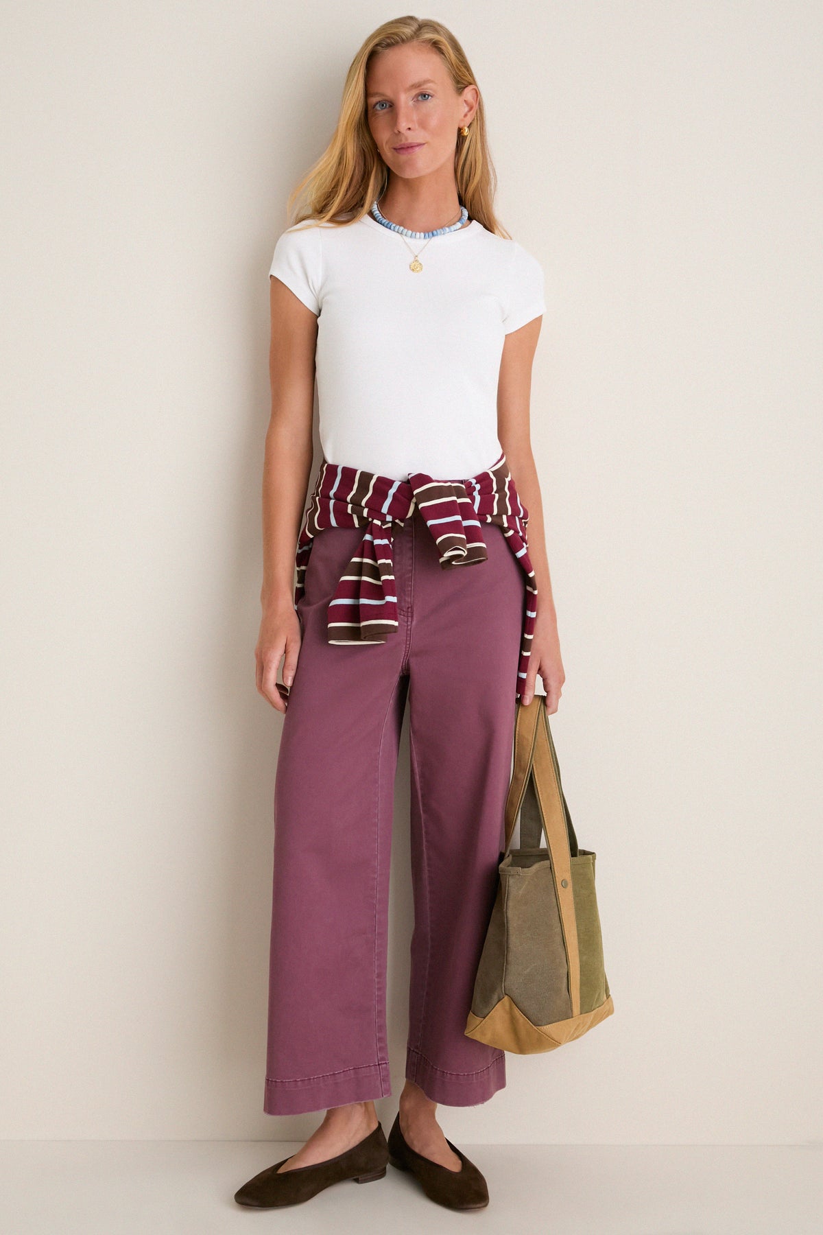 Purple Mauve Chino Florence Pants