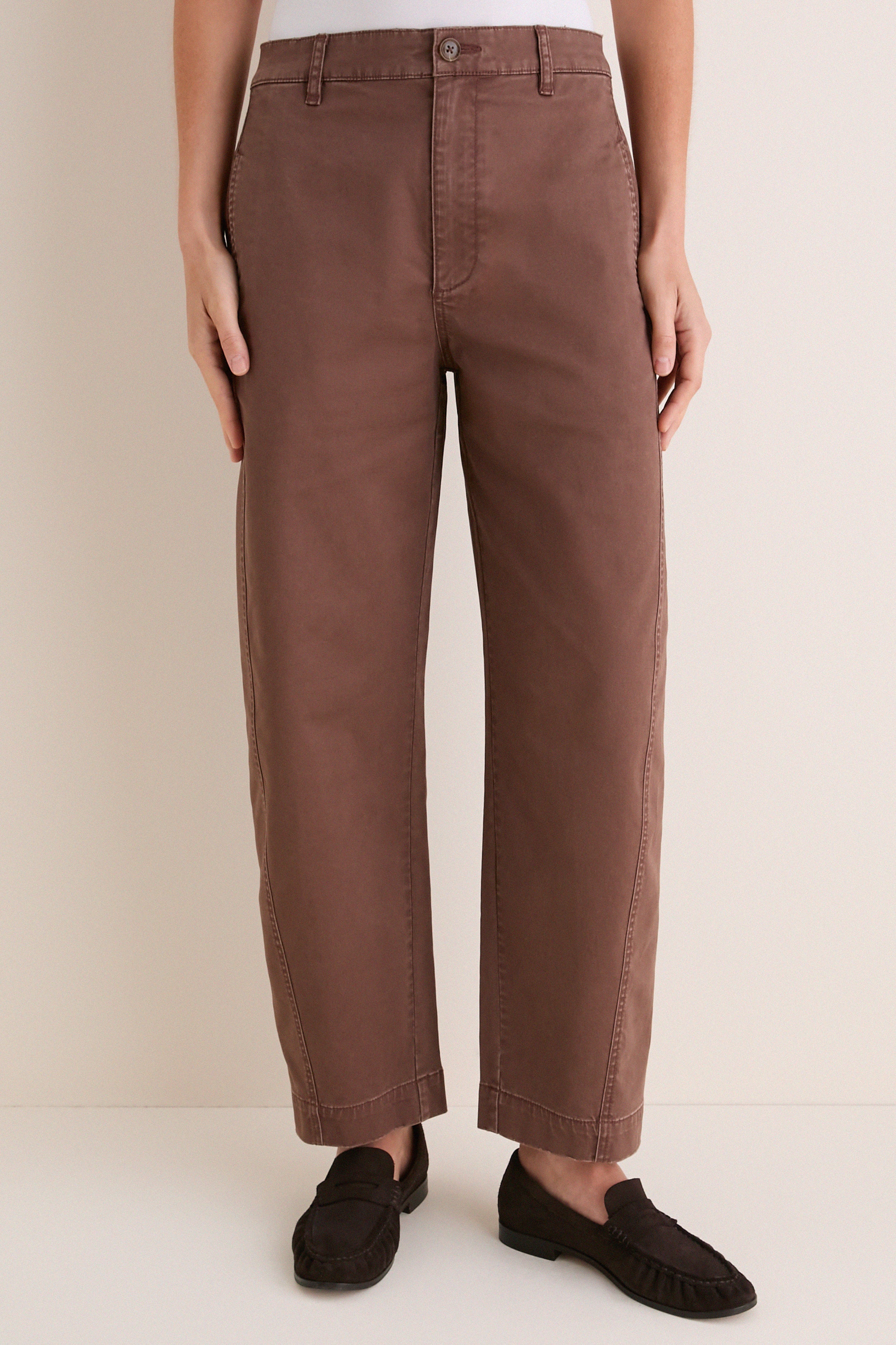 Chestnut Chino Barrel Leg Chatham Pants | Tuckernuck
