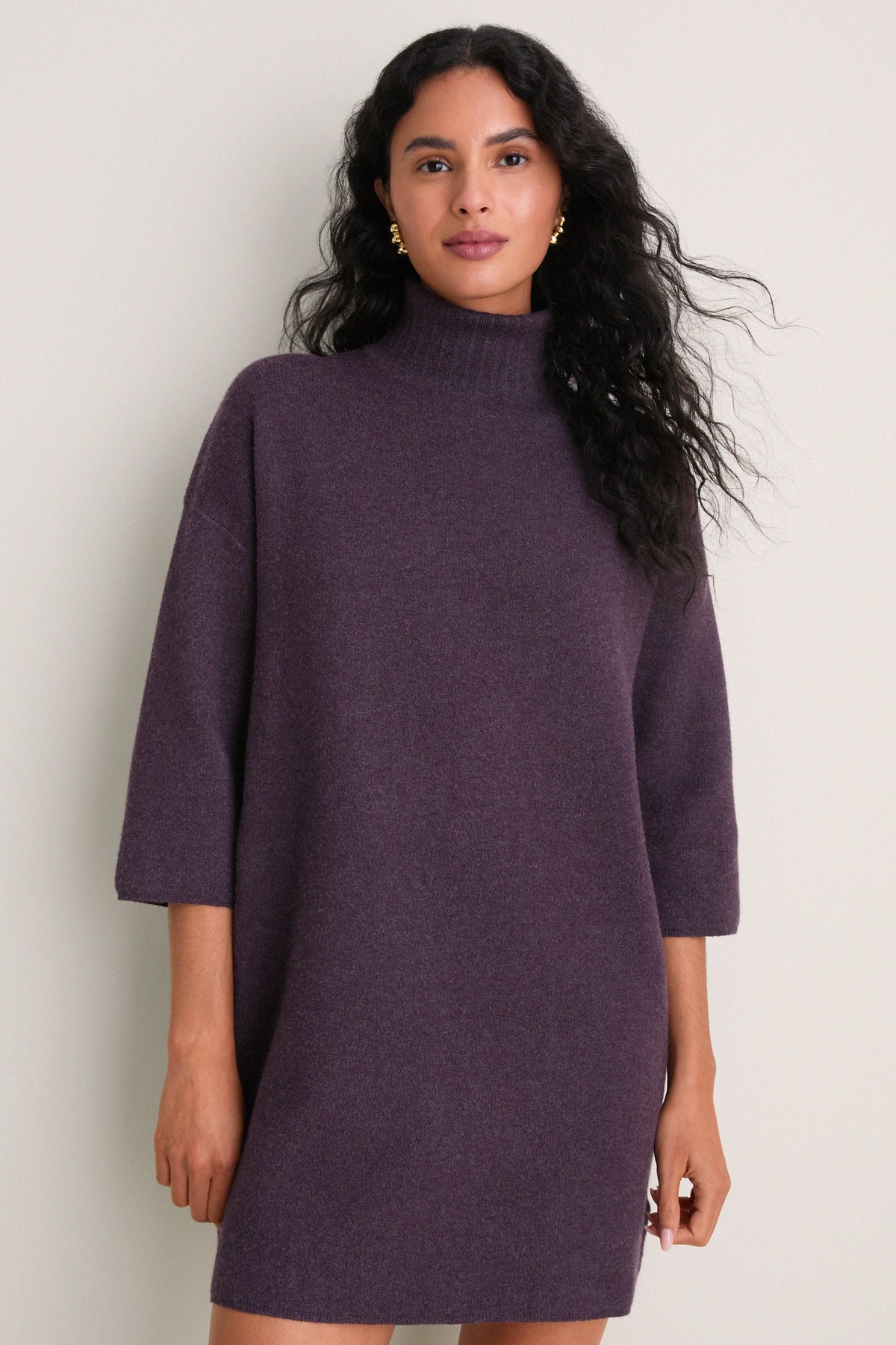 Marled Purple Vivianne Dress