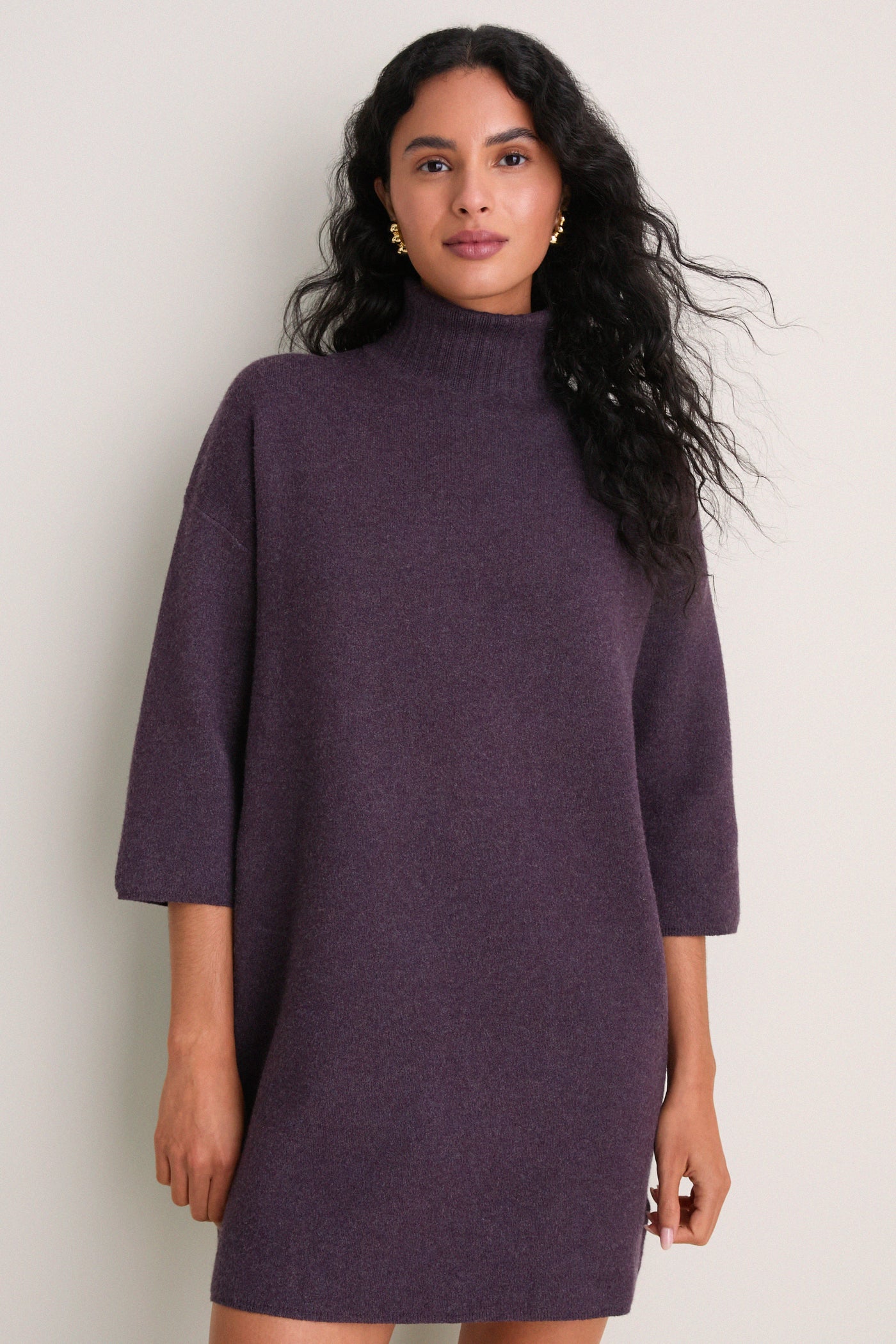 Marled Purple Vivianne Dress