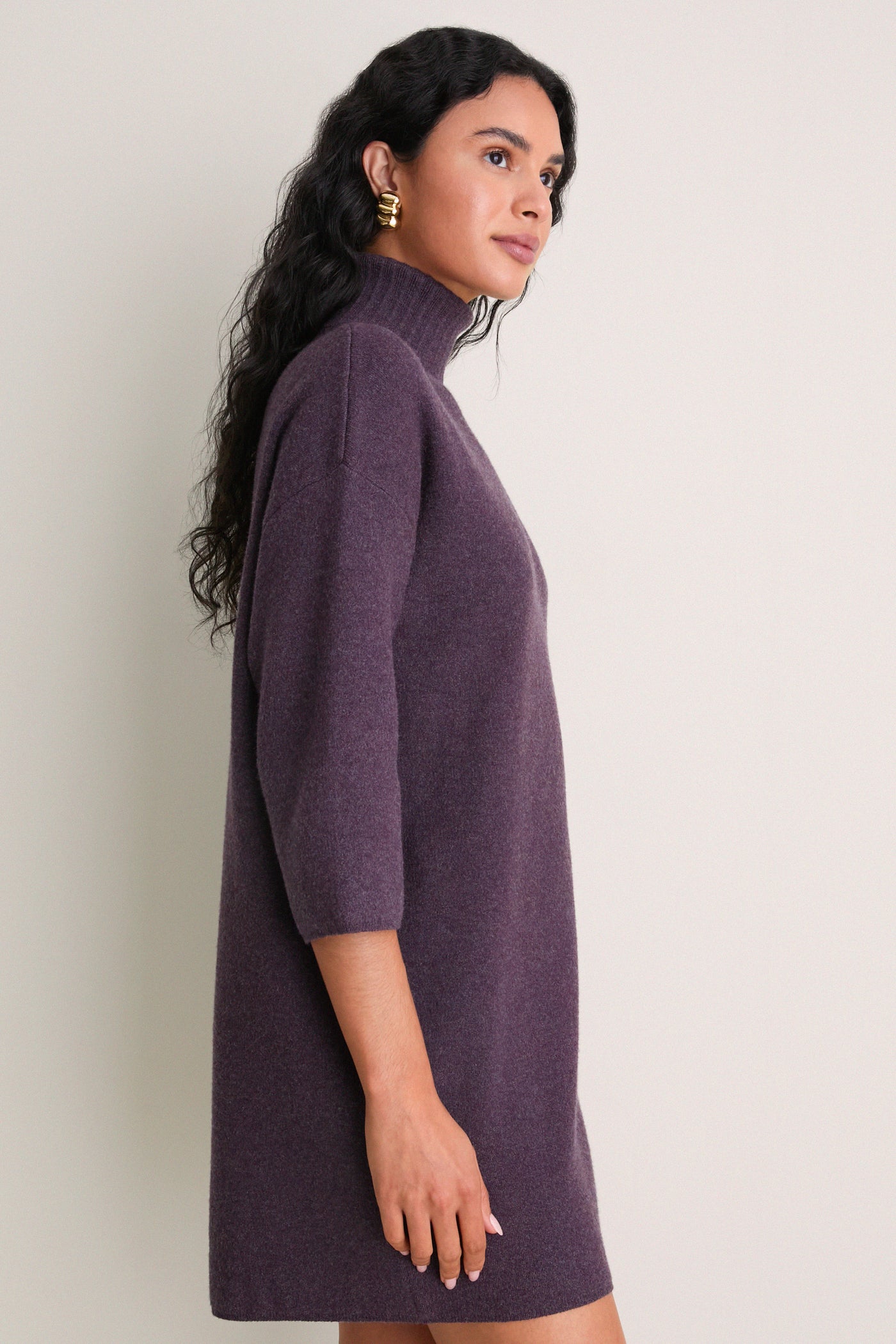 Marled Purple Vivianne Dress