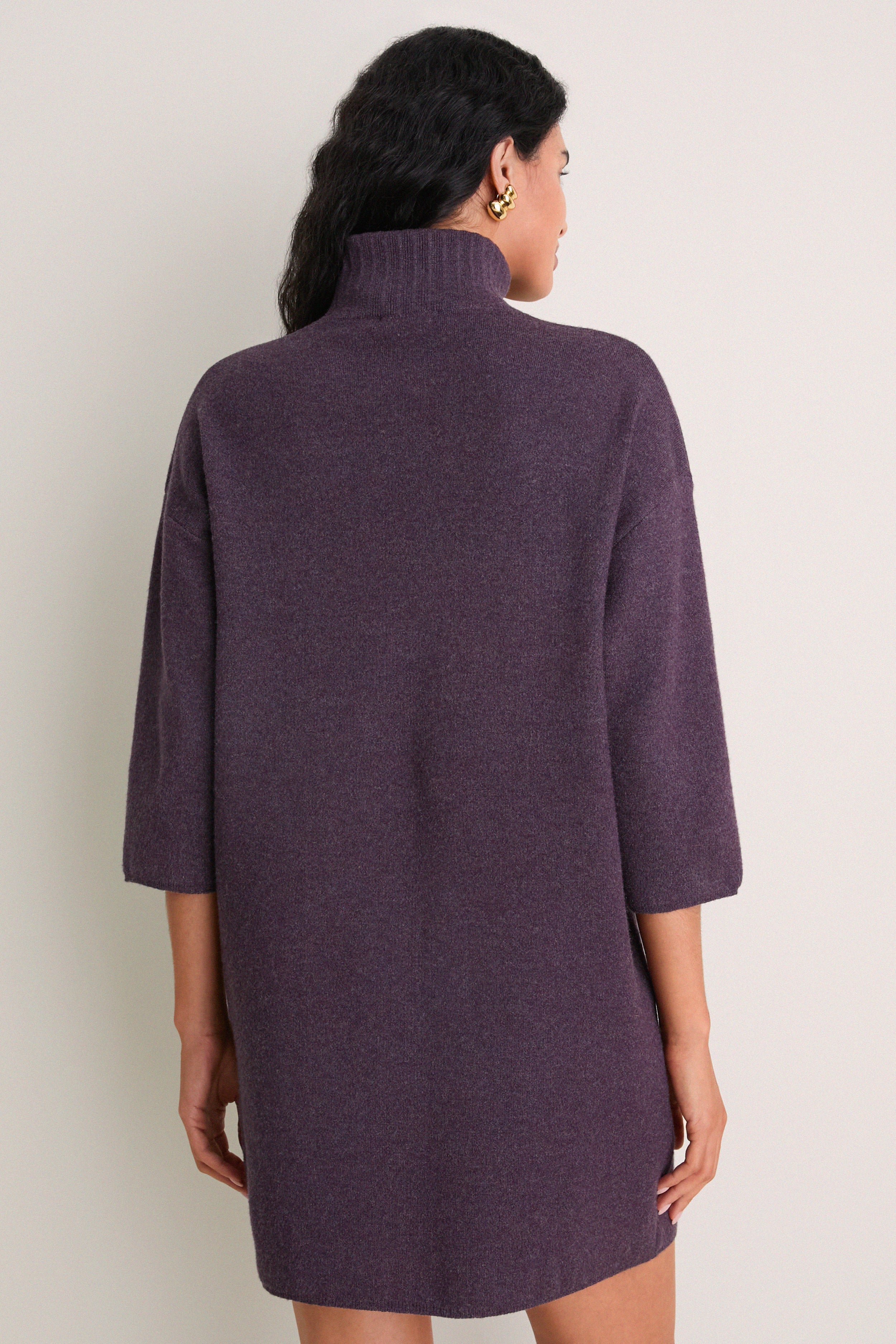 Marled Purple Vivianne Dress