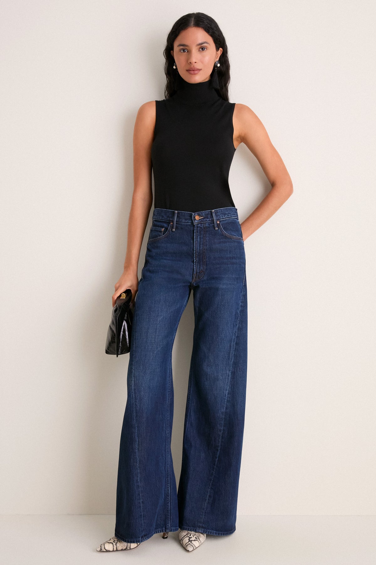 Black Tassel Earrings