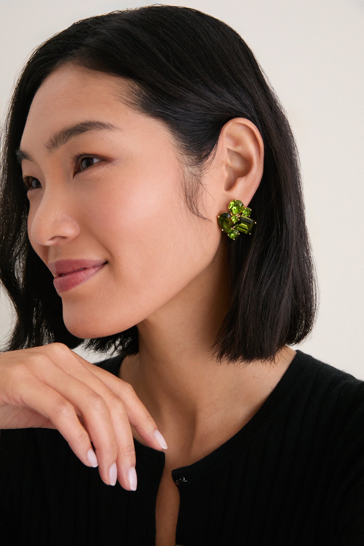Moss Cluster Earrings