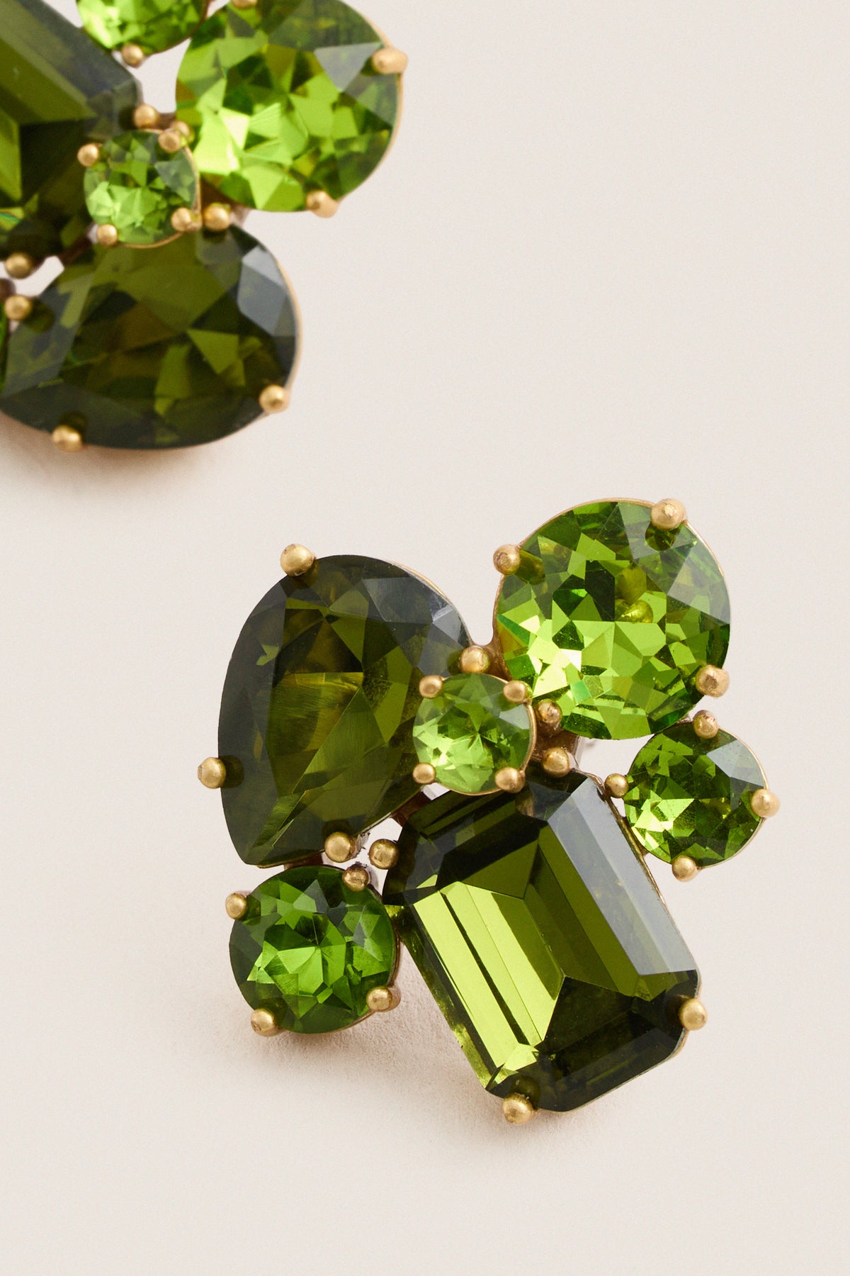 Moss Cluster Earrings